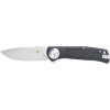 Cobratec Edc Scout Button Lock 3.12" Black Stainless Steel