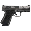 Black Rain Ordnance Frontline Trump 9mm, 4" Barrel, Optic Ready, 15 rnd - Grey Battleworn [MPN:FLTRUMPGMGB]
