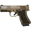 Black Rain Ordnance Frontline Trump 9mm, 4" Barrel, Optic Ready, 15 rnd - Gold Battleworn [MPN:BRO-FL-TRUMP-GB]