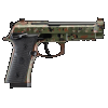 Beretta 92Xi 9mm, 4.7" Barrel, Optic Ready, 15 rnd - Flecktarn Camo [MPN:SPEC0744A15]