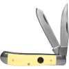 Abkt Roper Pecos Trapper 2.5" Liner Lock Cream Handles