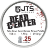 Jts Pellets Dead Center 25 Cal Semidomed 29.32 Gr 150ct