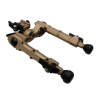 "Accutac Bipod Wide Body Rifle 7.5"" Max Height Picatinny Tan"