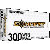 AMMO INC COMPLETE 300 WIN MAG, 190gr, BTHP - 20 rounds [MPN: 300WM190BTHPA20]