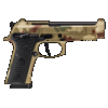 Beretta 92XI 9mm, 4.70" Barrel, Optic Ready, 10 rnd - Frog Skin Camo [MPN:SPEC0745A10]