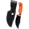 Case Knives Hunter Ct3 Orange Textured G10 & Leather Sheath