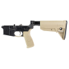 BCM Complete Lower Receiver, AR-15, Multi Caliber, Factory Cosmetic Blem - FDE [MPN:BCMLRG-RMS-STK-MOD-0-F]