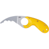 Crkt Bear Claw 2.39" Yellow W/ Veff Serrations Belt Clip