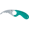 Crkt Bear Claw 2.39" Green W/ Veff Serrations Belt Clip
