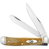 Case Knives Antique Bone Smooth Trapper Fluted Bolsters