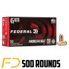 Federal American Eagle .45 ACP 230gr FMJ - 500 Rounds [MPN: AE45A] - Free Shipping
