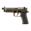 Beretta M9A4 9mm, 5.1" Threaded Barrel, Optic Ready, 15 rnd - Overlanding Bronze [MPN:JS92M9A4GBRZ15]