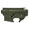 Faxon Ar15 Xtra Lite Receiver Set Od Green Stripped