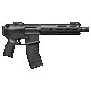 Kriss DMK22P .22 LR, 10.5" Barrel, 25 rnd - Black [MPN:DM22P26BL25]