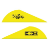 Bohning Blazer Vanes - 2" Solid Neon Yellow 100pk
