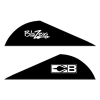 Bohning Blazer Vanes - 2" Solid Black 36pk