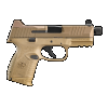 FN 66100781 509 Compact Tactical 9mm Luger 4.32" 10+1 Flat Dark Earth Flat Dark