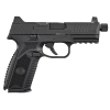 FNH FN-509 Tactical 9mm Luger Semi Auto Pistol 4.5" Threaded Barrel 24/17 Rounds Ambidextrous Controls Night Sights Polymer Frame Matte Black Finish