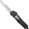 Cobratec Large Fs3 Otf Black - Punisher 3.5" D2 Steel Drp Pnt