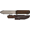 KA-BAR Becker Kephart Fixed 5.1 in Blade Walnut Handle