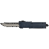 Cobra Tec Knives Llc Ctk-1, Cobra Mnyctk1mds Med Ctk1 Nypd Serr Drop Blue