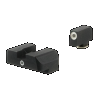 Ameriglo I-dot, Amer Gl5101 Idot Ns Glock Gen5 17/19 Grn/wht/grn