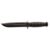 KA-BAR Short Fixed 5.25 in Black Blade Kraton Handle