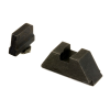 Ameriglo Xl Tall Black Serrtd .315 Front/black .394rear Glock