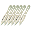 S and W Bullseye Throwers 8.00 in Overall Length Set of 6