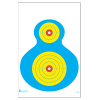 Action Target Inc High Visibility Fluorescent, Action Prwb1100 Prwb1 Ppr Slhette Target 100 Bx