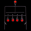 Allen Resetting, Allen 15285 Target-resetting Steel Target Black