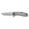 Kershaw Cathode Assisted 2.25 in Stonewash Plain SS Handle