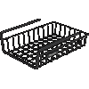 Hornady Magnum Hanging Basket, Horn 96012 Under Shelf Magnum Storage Basket