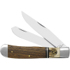 Abkt Roper Laredo Stag Trapper - 3.25" Wood/bone Handle