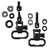 Grovtec Shotgun Locking Swivel Set