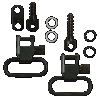 Grovtec Ruger Carb Swivel Set 1" Blk