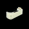 Cross Armory Extended Magazine Catch For Glock 17/19/22 Gen 4 And 5 Aluminum Silver