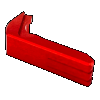 Cross Armory Extended Magazine Catch for Glock Gen 1-3 Aluminum Red
