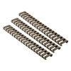 Ergo Grip Rail Cover Ladder - Picatinny Coyote Brown 3pk
