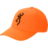 Bg Cap Safety Orange With - 3-d Buck Mark Logo Adjustable