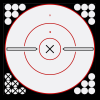 Birchwood Casey Shoot-n-c, Bir 34019 Shoot-n-c 12" Bullseye Wht/blk 5pk