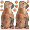 Birchwood Casey Shoot-n-c, Bir 34786 Shoot-n-c Prairie Chuck 12pk