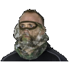 Hunters Specialties 3/4 Net Facemask, Hs 100121 3/4 Facemask Realtree Edge