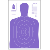 Action Target Inc B-27e, Action B27epr100 Hivis Flrescnt Prb27e Trgt 100 Bx