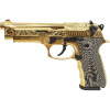 Girsan Regard MC Deluxe 9mm Luger 4.90" Barrel, 18+1 Capacity, Overall Gold Plated Finish 390088