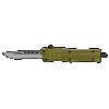 Cobra Tec Knives Llc Ctk-1, Cobra Sodctk1sds Sml Ctk1 Serr Drop Odgreen