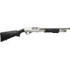 Iver Johnson Pump 12ga. 3" - 18" Cylinder Satin Nickel Syn