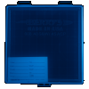 Berrys 008, Berrys 67789 008 Ammo Box 40s/45a 100rd Blu/bk