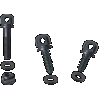 Boyt Harness Swivel, Out Bo5 Swivel Base Set Black