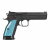 CZ TS 2 .40 S&W 5.28" 17RD BLUE ALUMINUM GRIPS